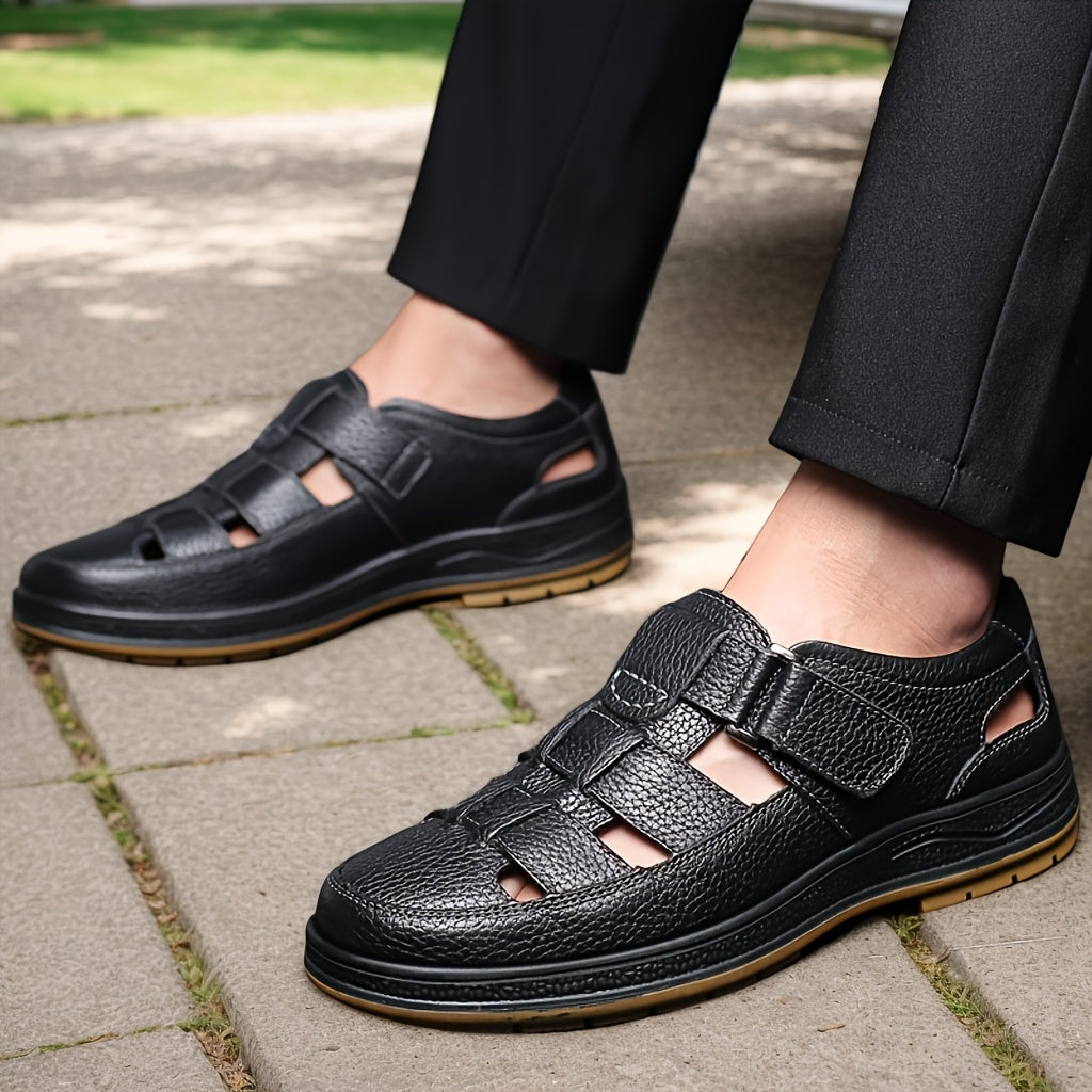 Axel - Sandales Cuir Confortables Homme