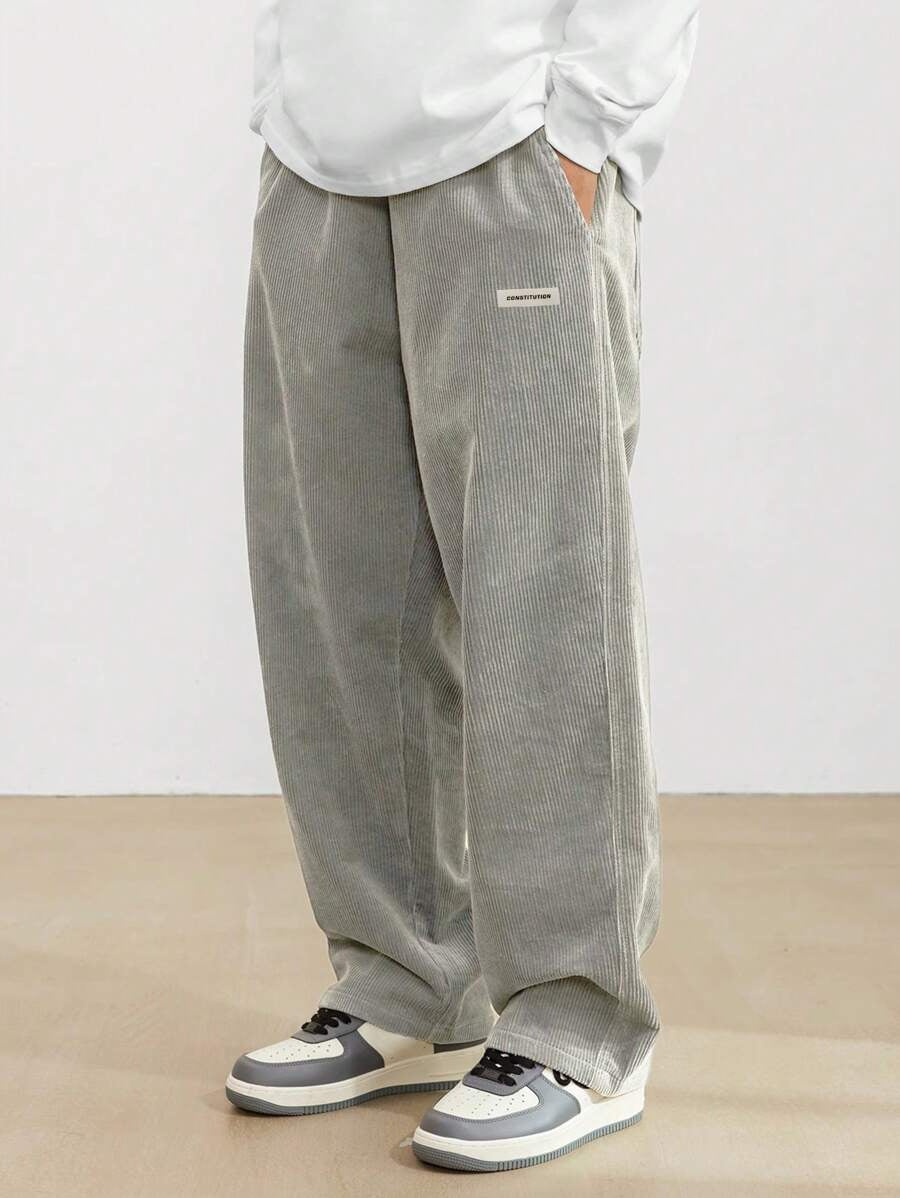 Enzo - Pantalon Velours Côtelé Confortable Homme