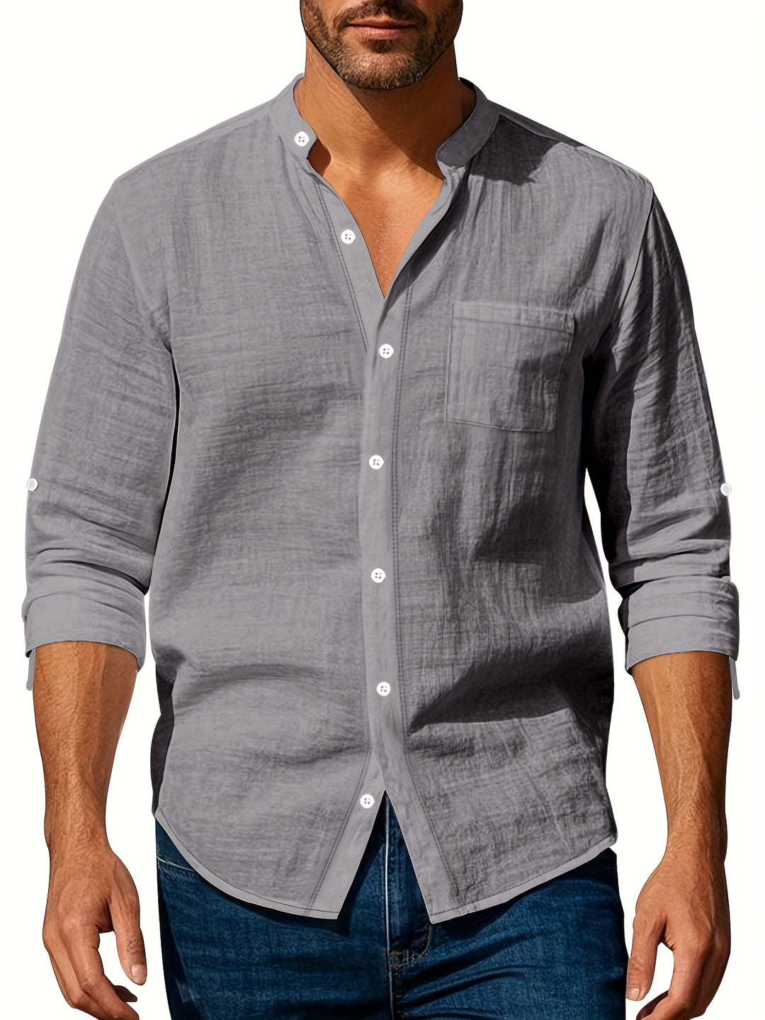 Lucas - Chemise en Lin Casual Homme