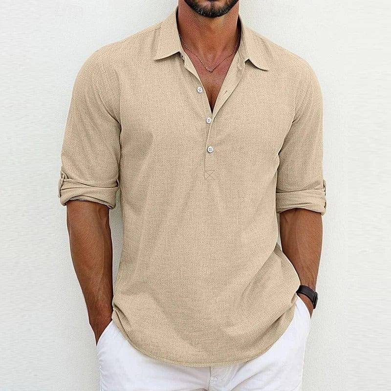 Tomas - Polo Lin Casual Homme
