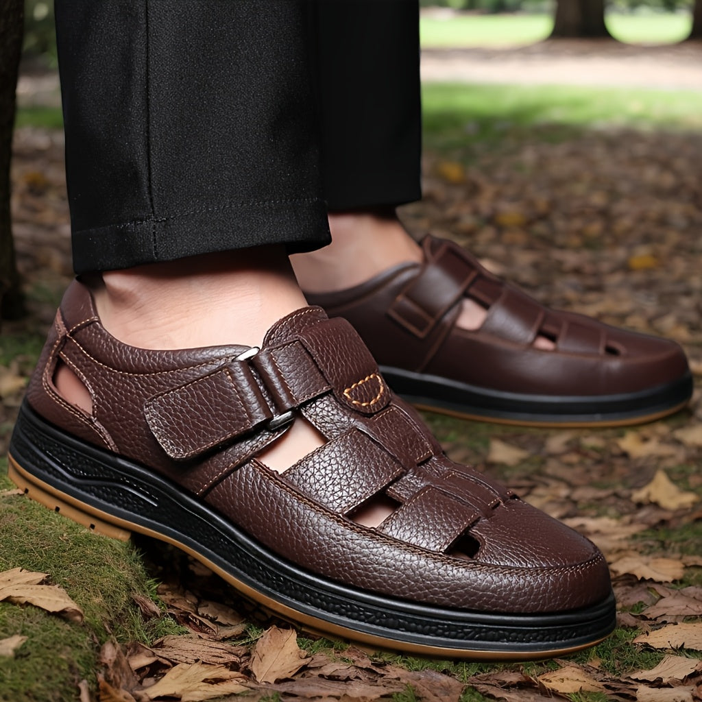 Axel - Sandales Cuir Confortables Homme