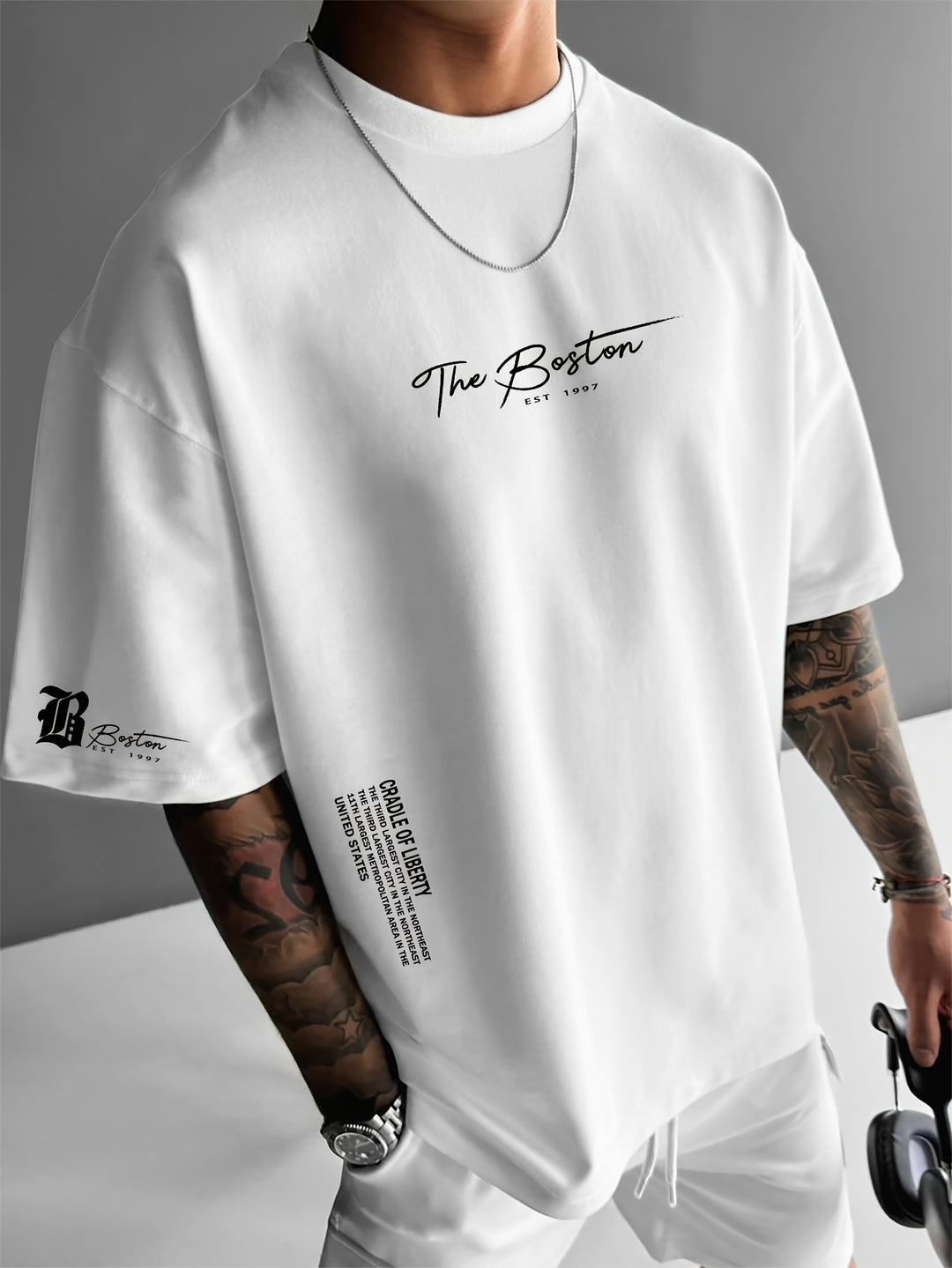 Tomas - T-Shirt Imprimé Casual Homme