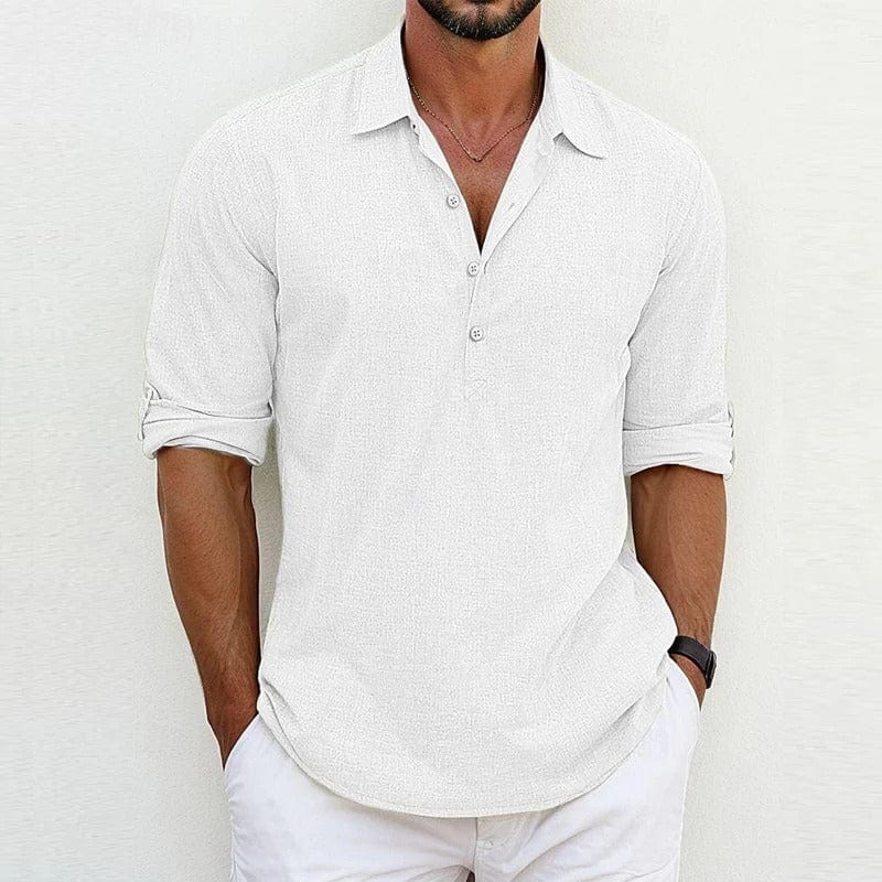Tomas - Polo Lin Casual Homme