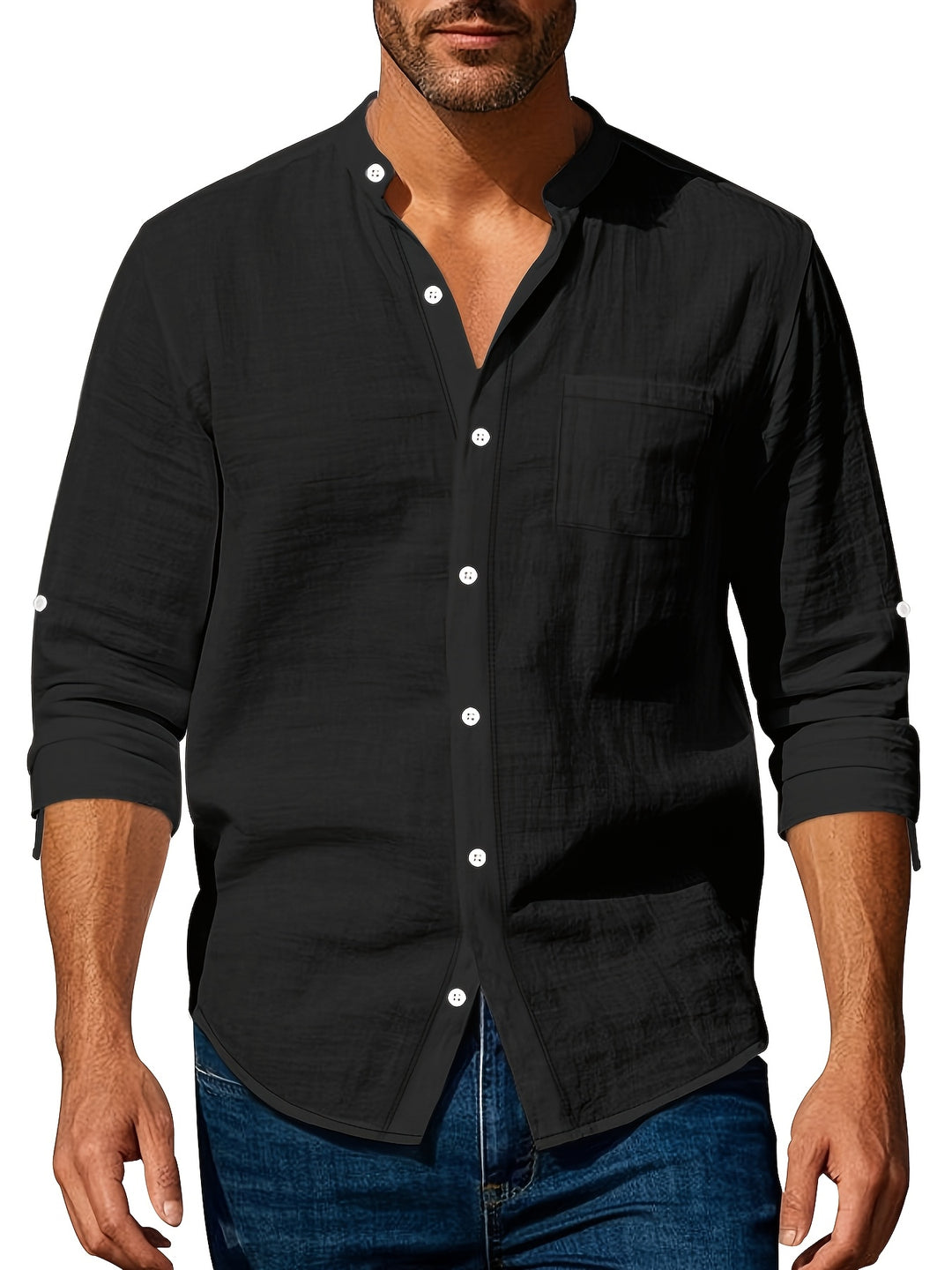 Lucas - Chemise en Lin Casual Homme