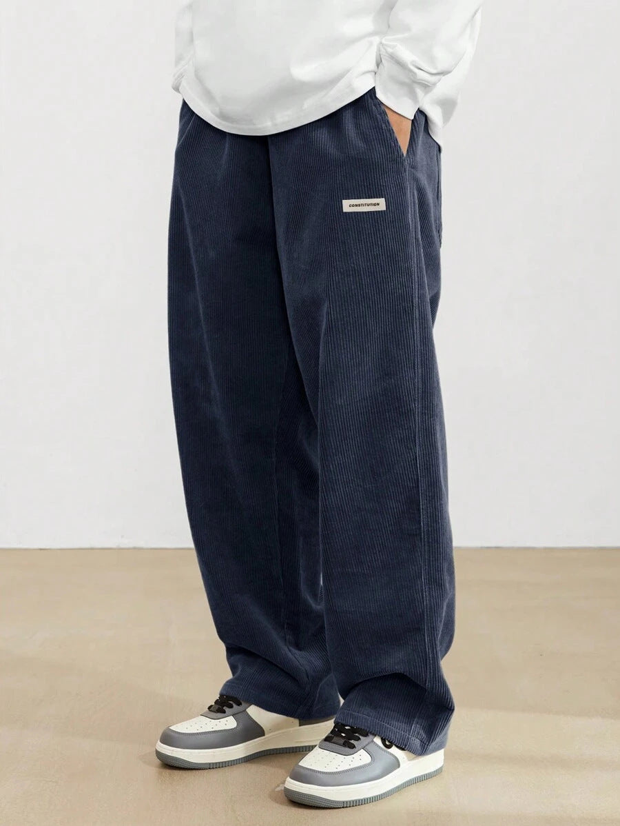 Enzo - Pantalon Velours Côtelé Confortable Homme