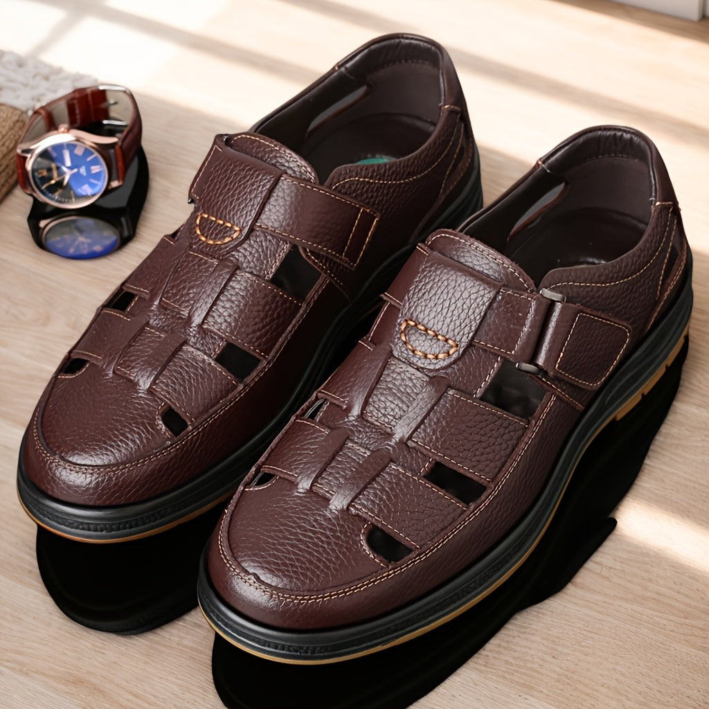Axel - Sandales Cuir Confortables Homme