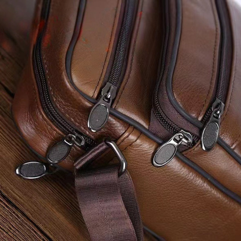 Alberto - Sacoche Cuir Pratique Homme