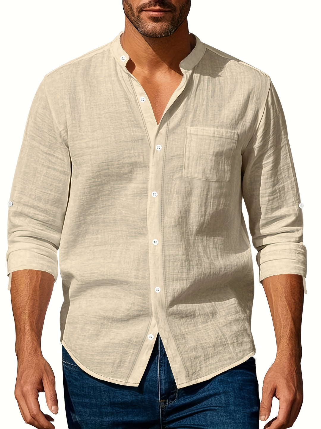 Lucas - Chemise en Lin Casual Homme