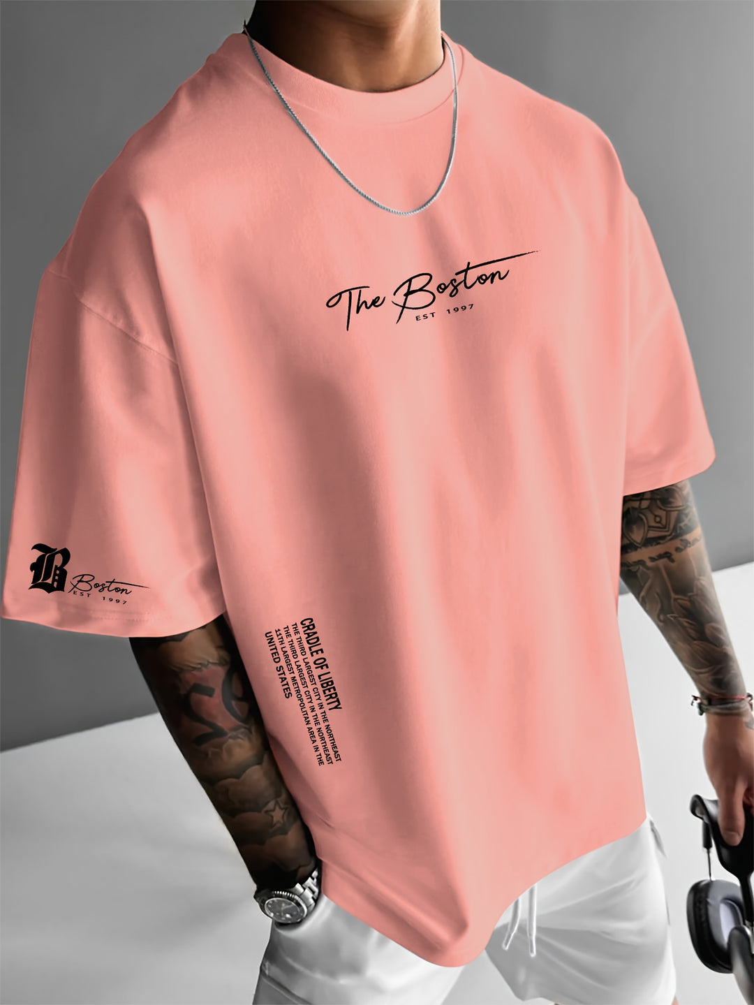 Tomas - T-Shirt Imprimé Casual Homme