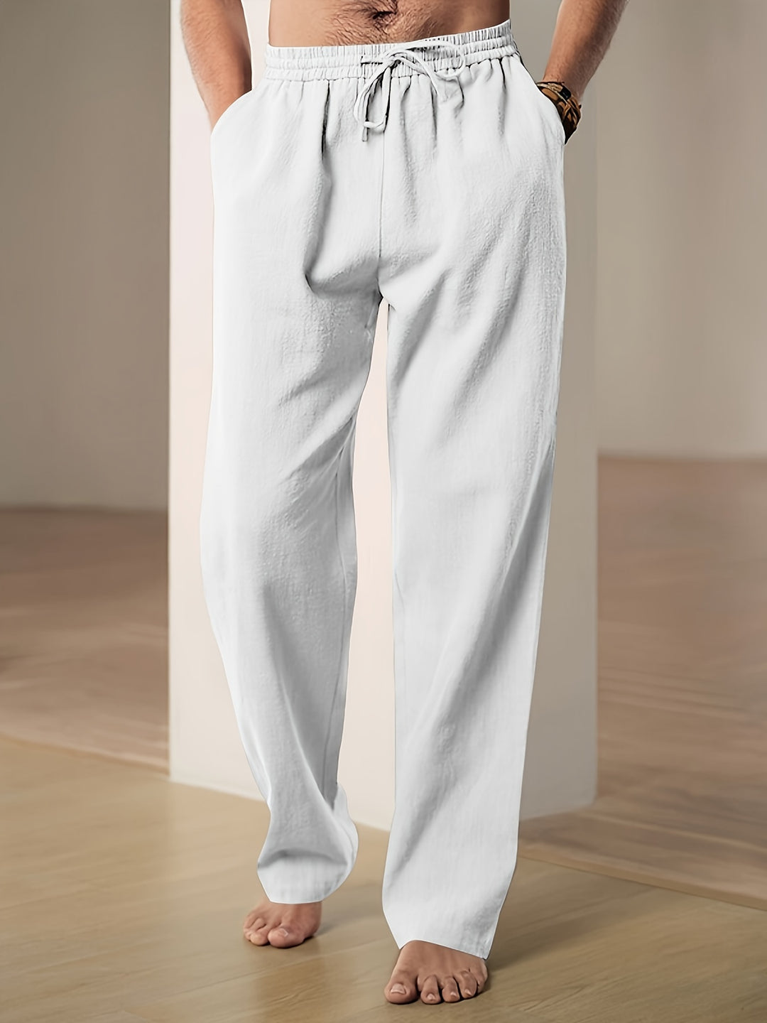 Antonio - Pantalon Lin Léger Homme