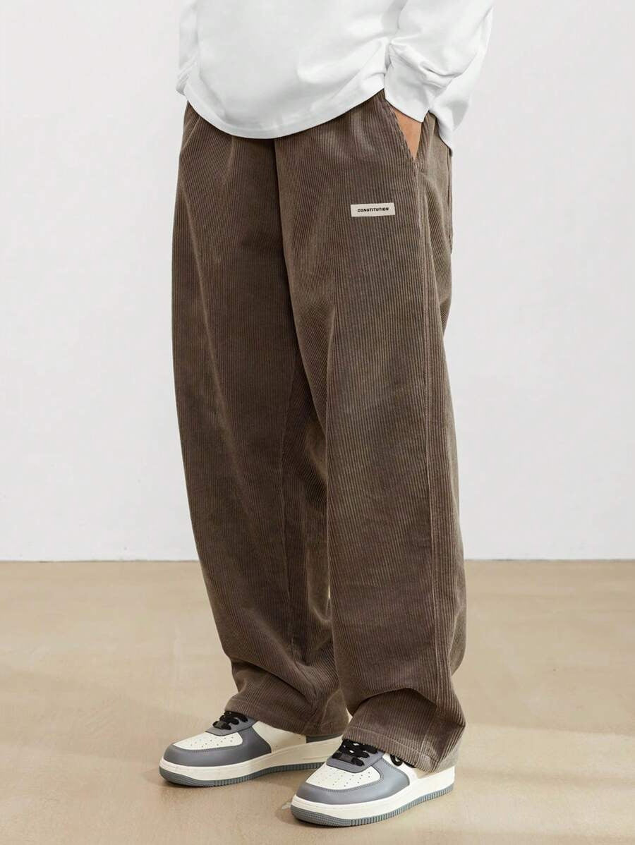 Enzo - Pantalon Velours Côtelé Confortable Homme