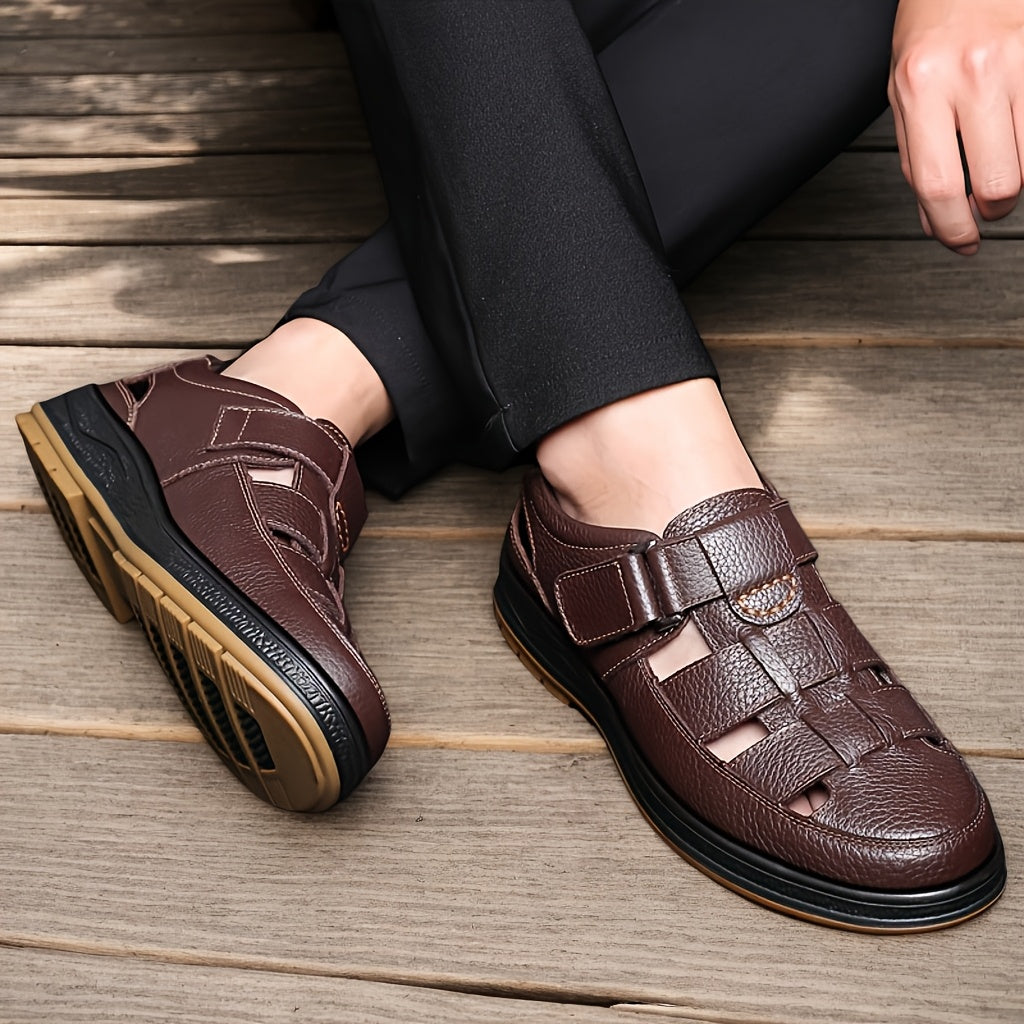 Axel - Sandales Cuir Confortables Homme