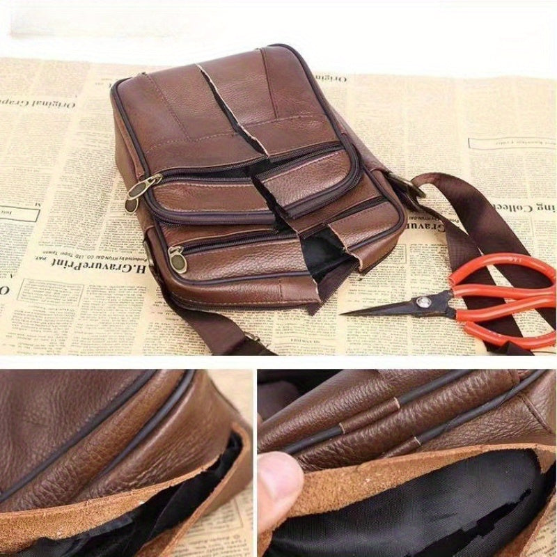 Alberto - Sacoche Cuir Pratique Homme