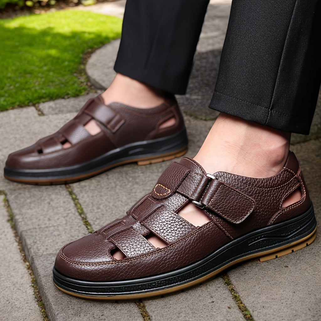 Axel - Sandales Cuir Confortables Homme
