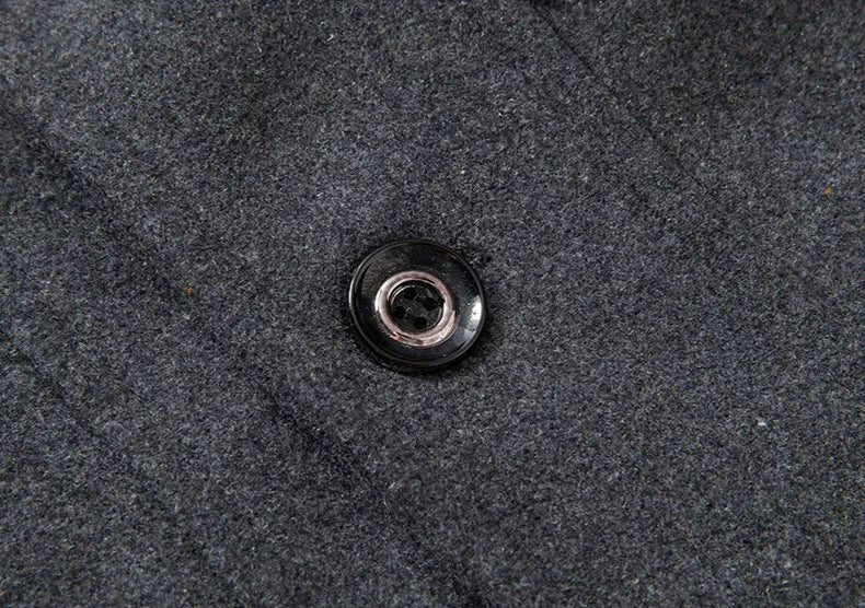 Laurent - Manteau Élégant Long Col Montant