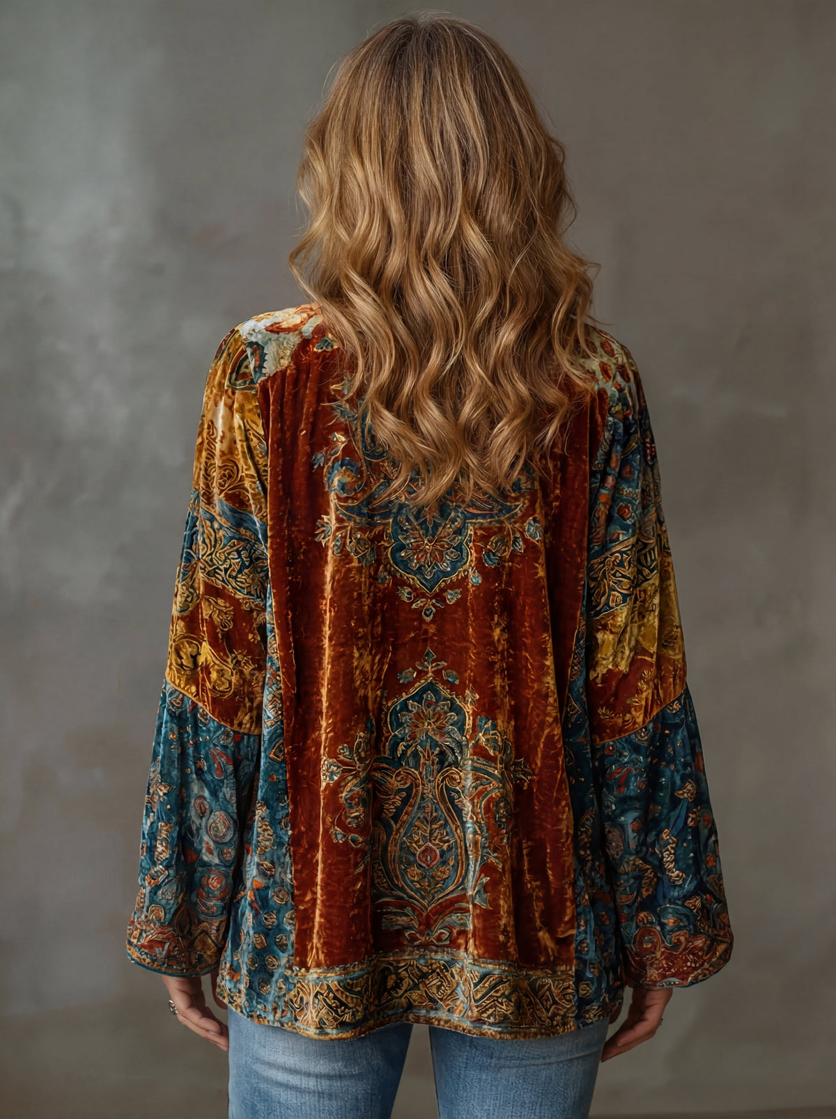 Caroline - Kimono Chic Vintage Imprimé
