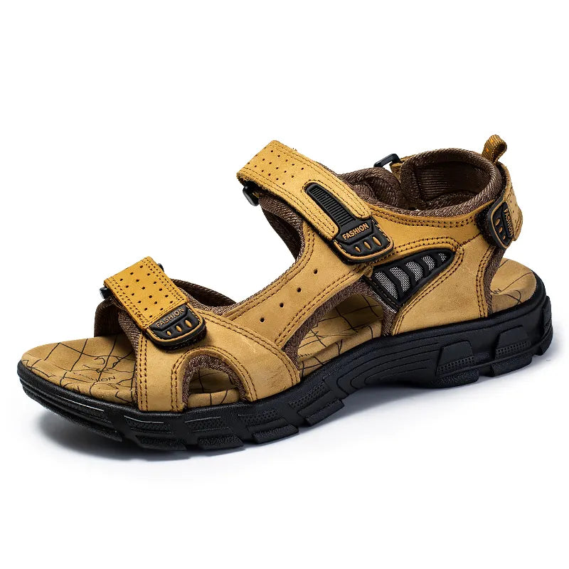Oscar - Sandales en Cuir Confortables pour Homme