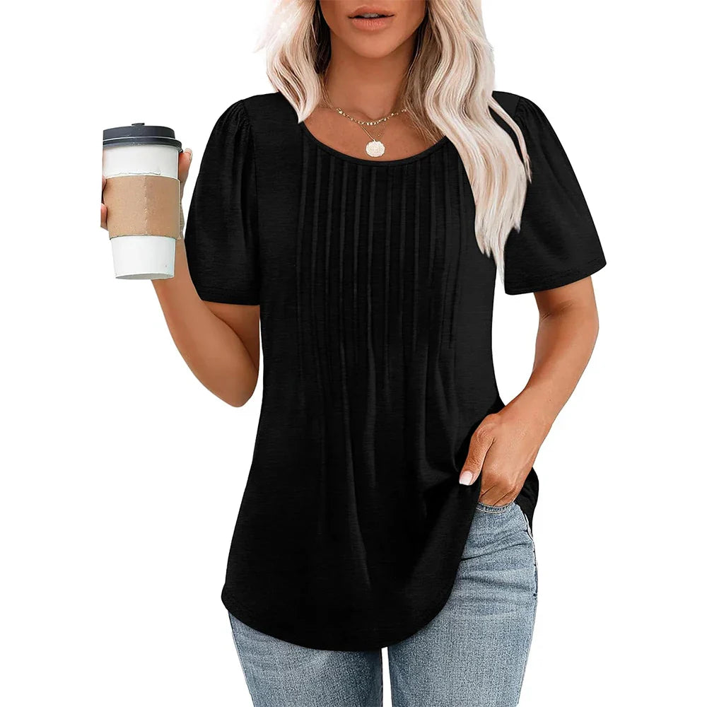 Laura - T-shirt d’Été Chic