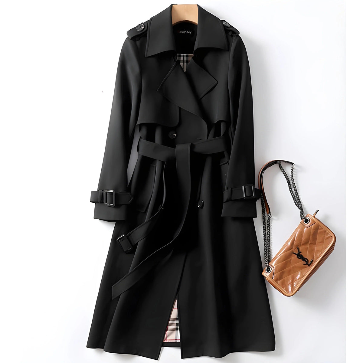 Brigitte | Trench Chic Ceinturé Classique