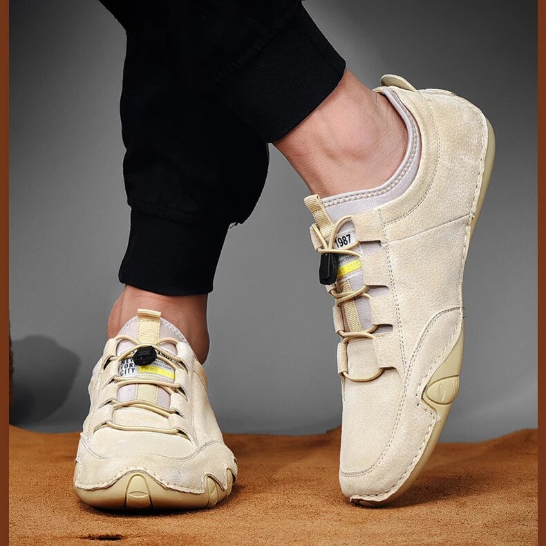 Franco - Mocassins Cuir Élégants Homme