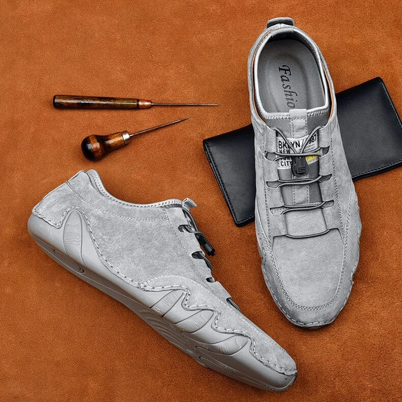 Franco - Mocassins Cuir Élégants Homme