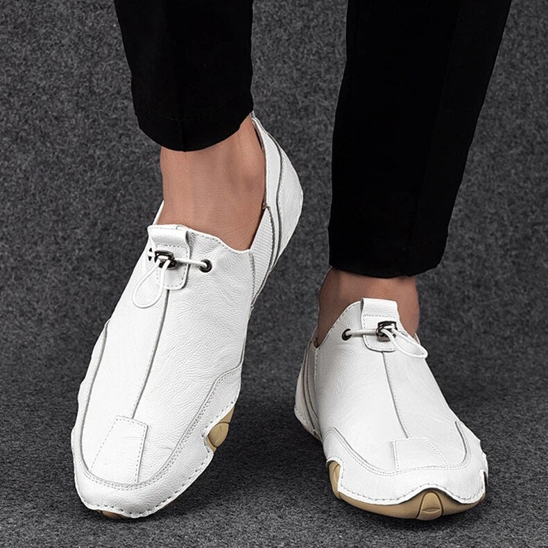 Franco - Mocassins Cuir Élégants Homme