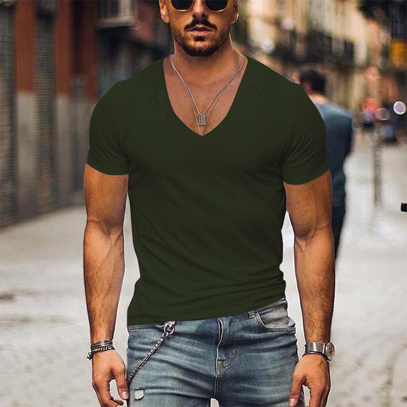 Christophe - T-Shirt Col V Confortable Homme