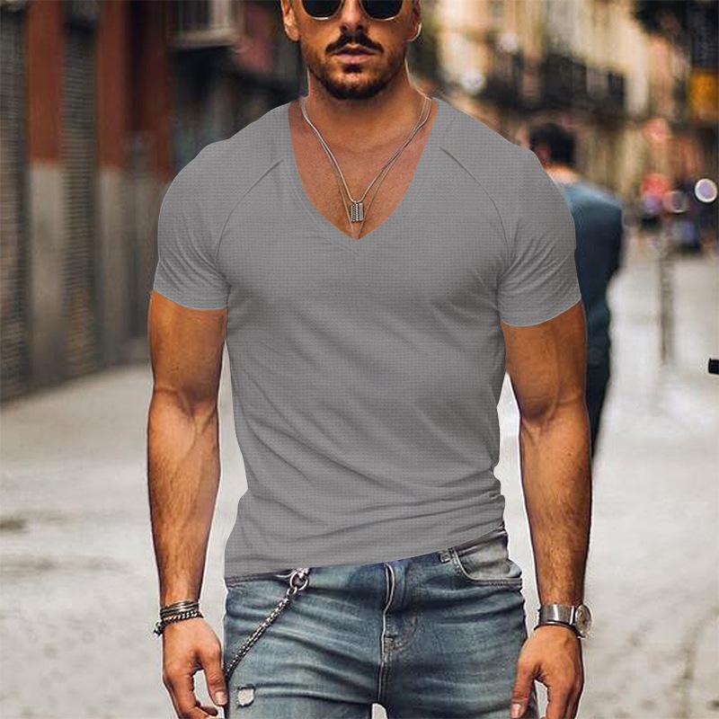 Christophe - T-Shirt Col V Confortable Homme