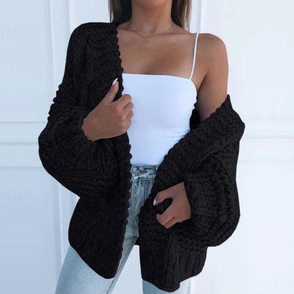 Florence - Cardigan Élégant Oversize Torsadé