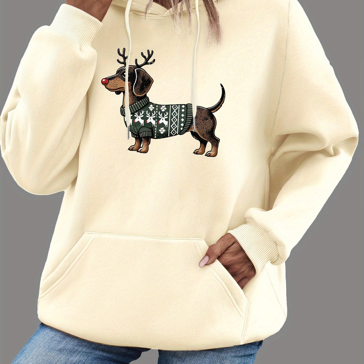 Sylvie - Sweat Chic Imprimé Teckel