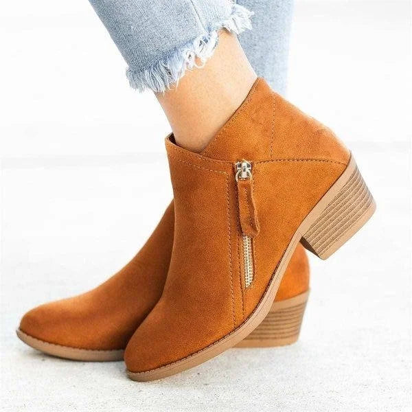 Isabella - Bottines Daim Casual Femme