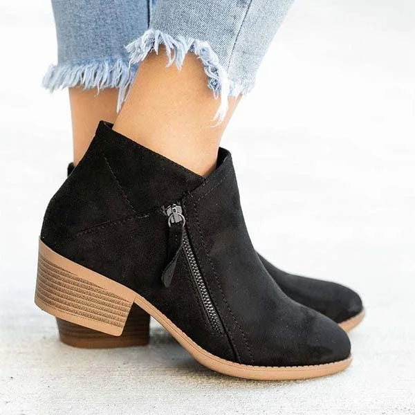 Isabella - Bottines Daim Casual Femme
