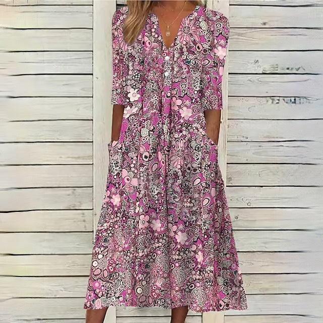Zoé - Robe Fleurie Chic