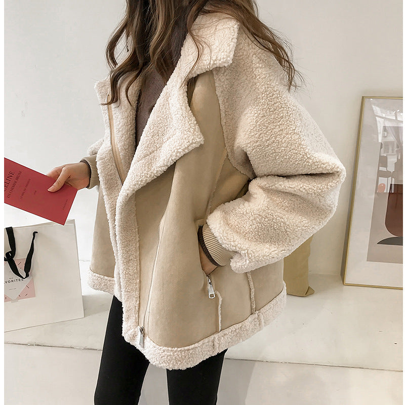 Delphine | Veste Chic Courte Daim