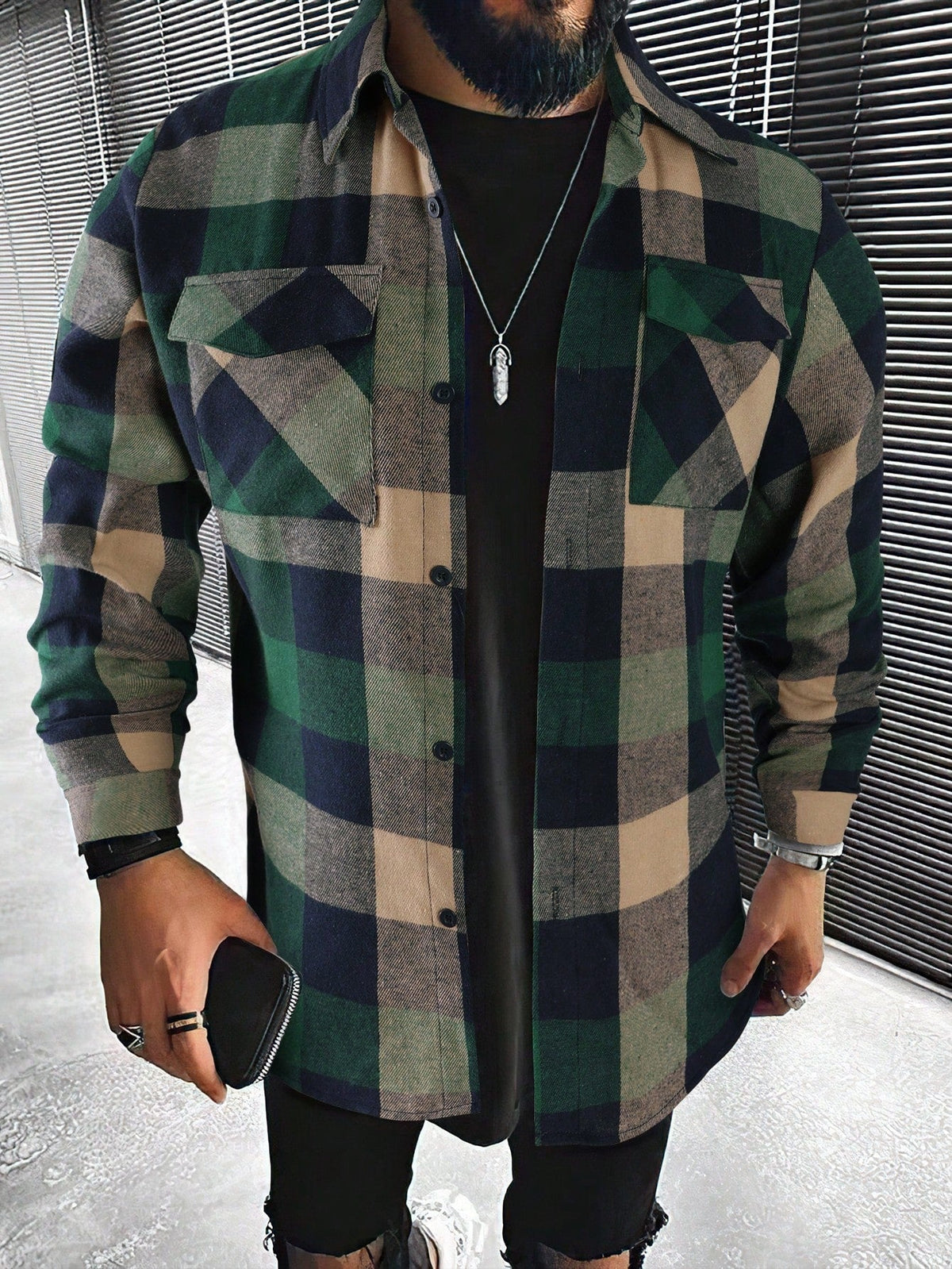 Olivier - Chemise Chic Vintage à Carreaux