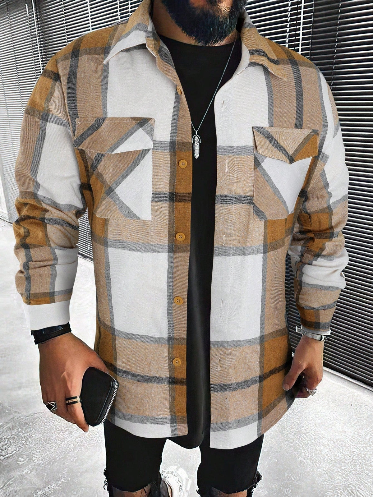 Olivier - Chemise Chic Vintage à Carreaux
