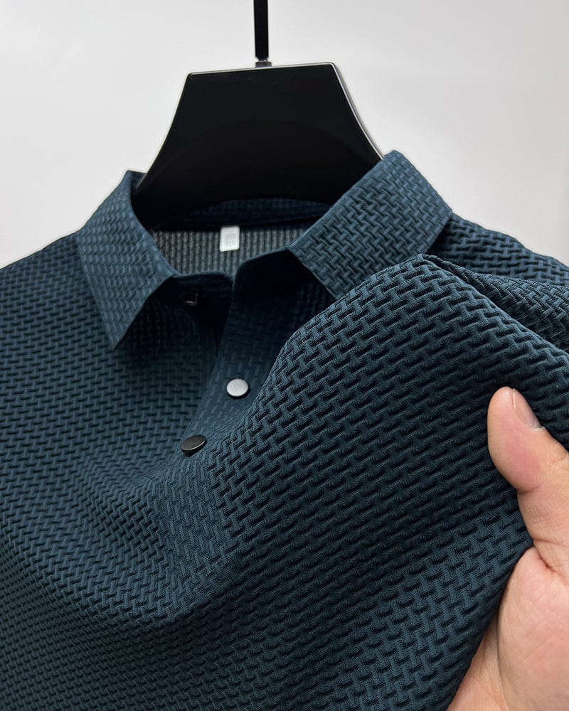 Men Polo structuré moderne | Polo à bras long-2