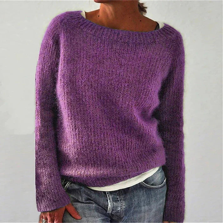 Chloé - Pull Flatteur Maille Col Bateau