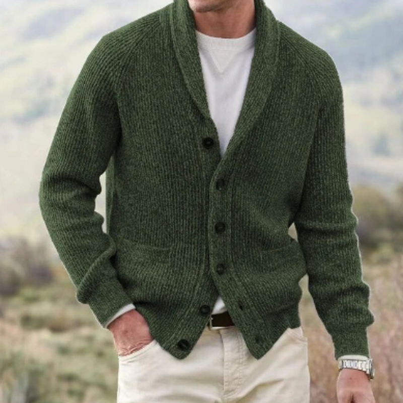 Arthur - Cardigan Laine Col V Homme