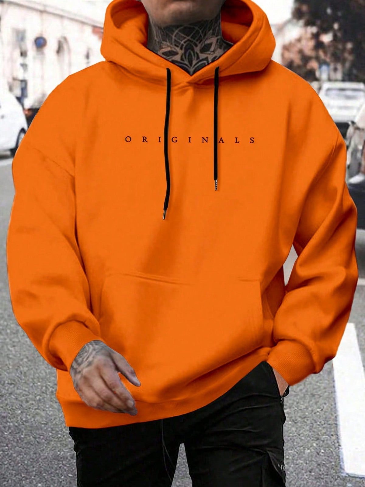 Sébastien - Hoodie Chic Oversize Imprimé