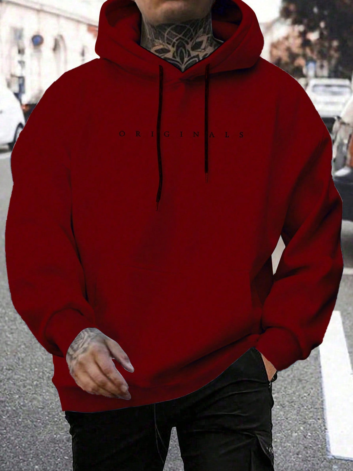 Sébastien - Hoodie Chic Oversize Imprimé