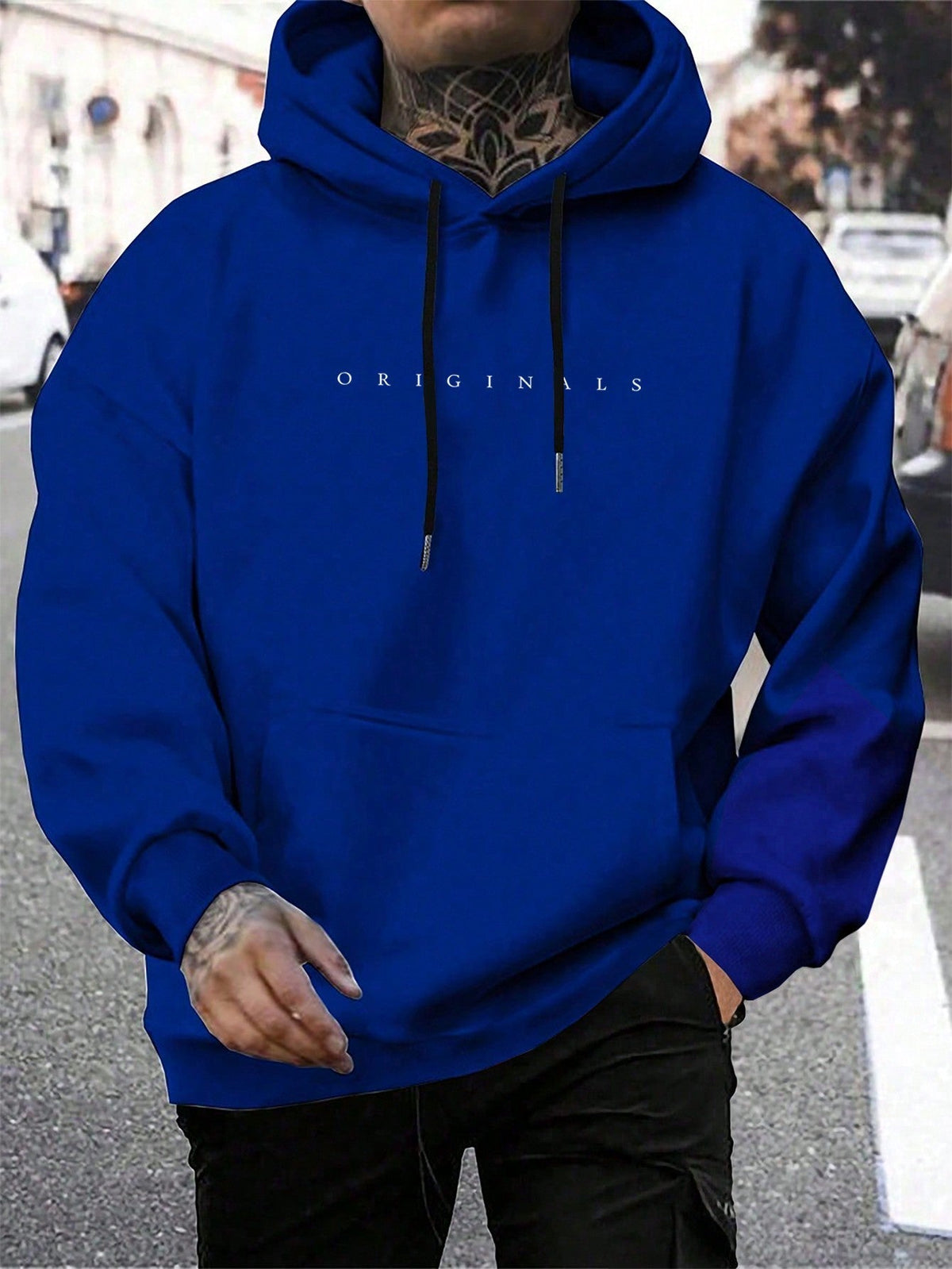 Sébastien - Hoodie Chic Oversize Imprimé