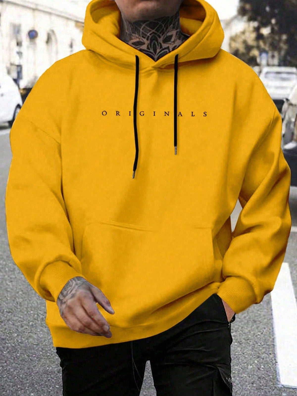 Sébastien - Hoodie Chic Oversize Imprimé