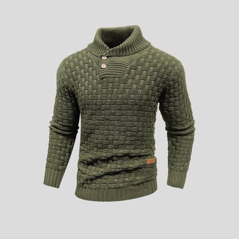Pull thermique tricoté homme