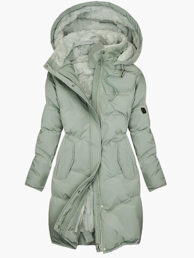 Chloé - Parka Élégante Longue Fourré