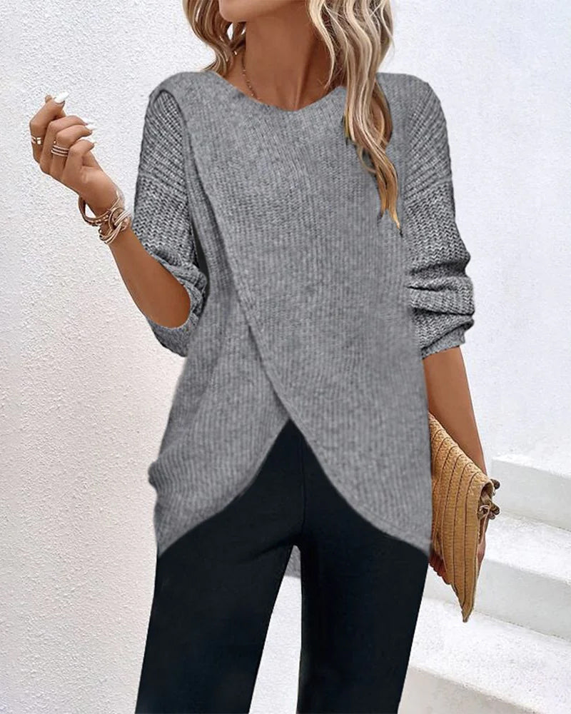 Florence - Pull Flatteur Maille Col Rond