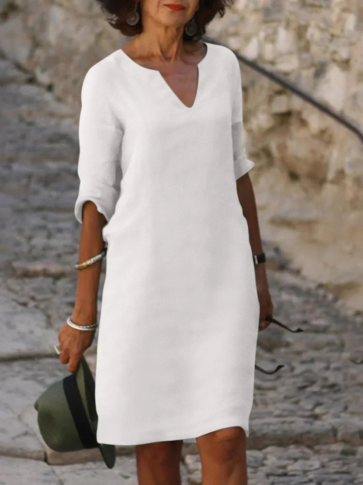 Robe Midi Femme Élégante Chic - Louise