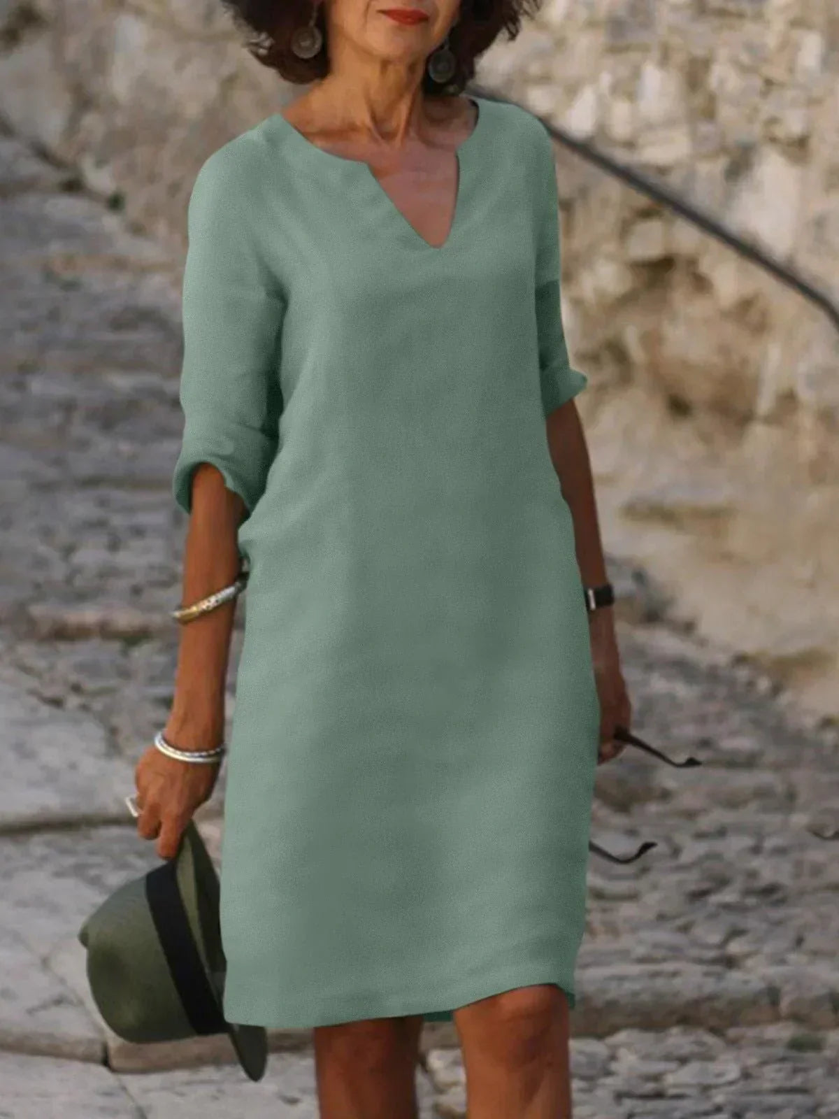 Robe Midi Femme Élégante Chic - Louise