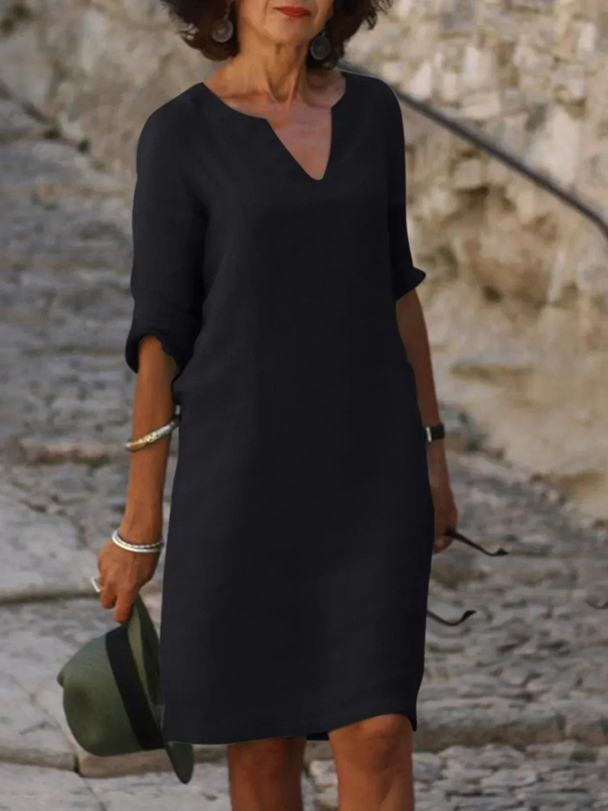 Robe Midi Femme Élégante Chic - Louise