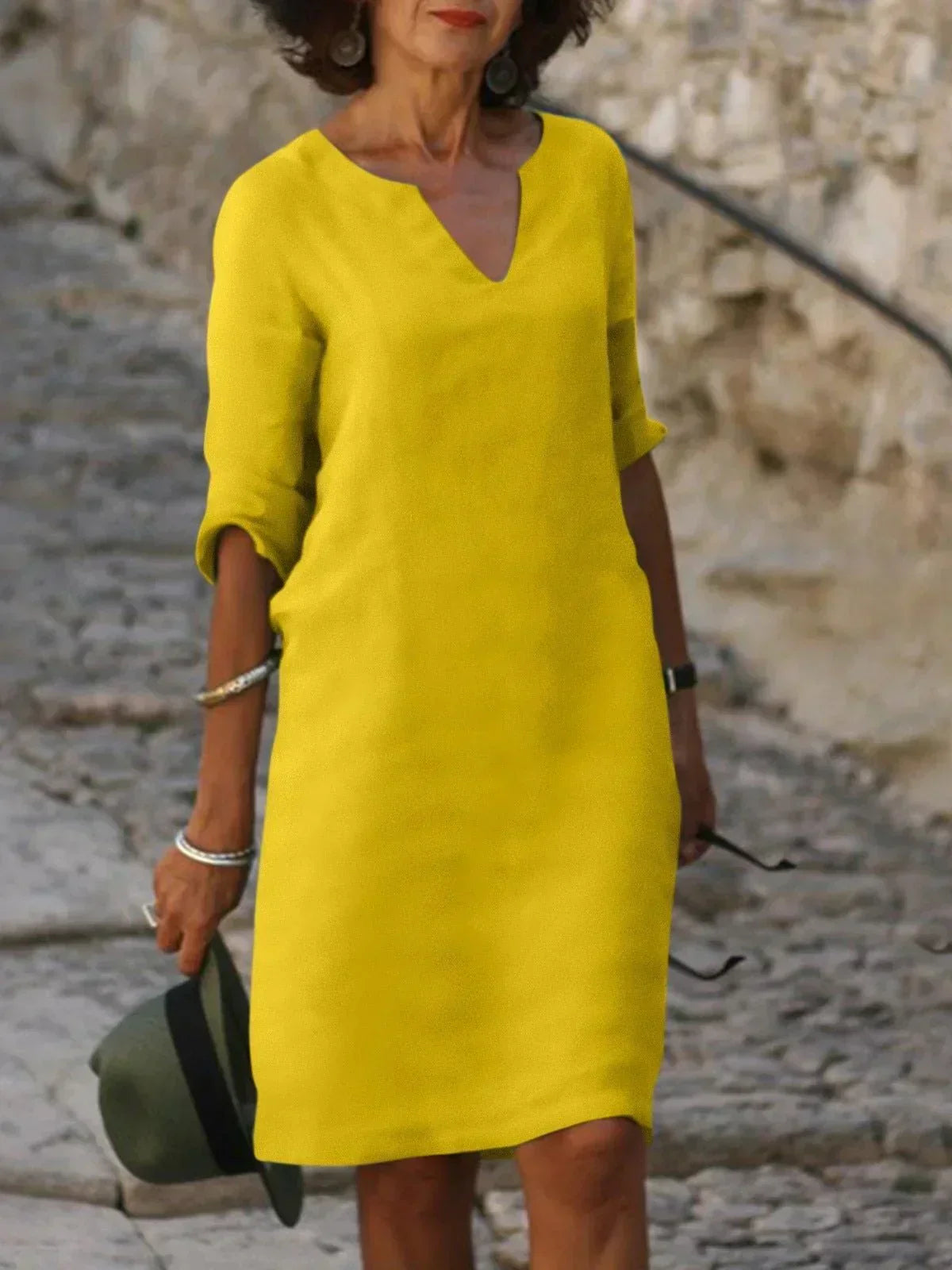 Robe Midi Femme Élégante Chic - Louise